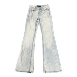 Aeropostale Acid Wash High Rise Flare Jeans 00